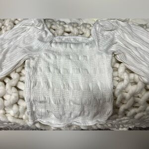 White Daytrip Textured top